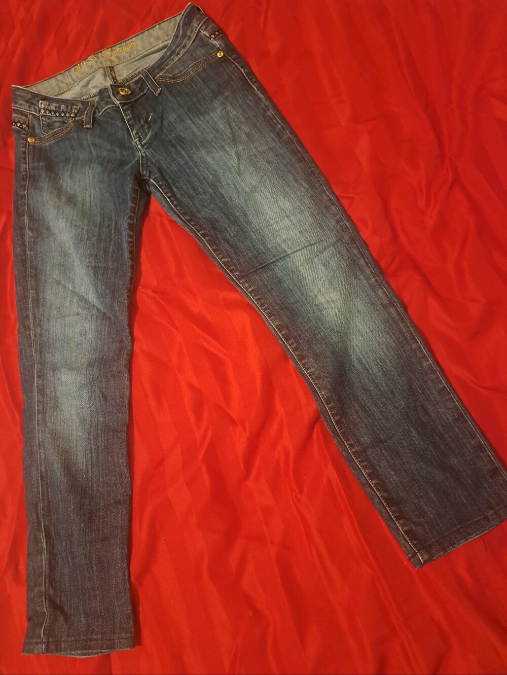 Guess Classic Women's Dark Wash Jeans - Blue